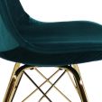 Chaise scandinave Kick - Bleu