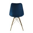 Chaise scandinave Kick - Bleu foncé