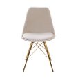 Chaise scandinave Kick - Champagne