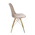 Chaise scandinave Kick - Champagne