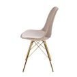 Chaise scandinave Kick - Champagne
