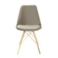 Chaise scandinave Kick - Taupe