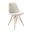 Chaise scandinave Kick - Ivoire