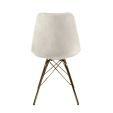 Chaise scandinave Kick - Ivoire