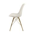Chaise scandinave Kick - Ivoire