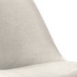 Chaise scandinave Kick - Ivoire