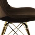 Chaise scandinave Kick - Marron café