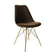 Chaise scandinave Kick - Marron café
