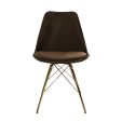 Chaise scandinave Kick - Marron café