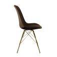 Chaise scandinave Kick - Marron café