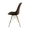 Chaise scandinave Kick - Marron café
