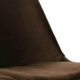 Chaise scandinave Kick - Marron café