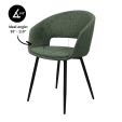 Chaise pour salle à manger Kick Dean - Vert