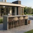 Tabouret de bar Kick Garden Ciro - Noir