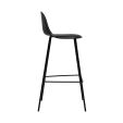 Tabouret de bar Kick Garden Ciro - Noir