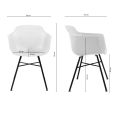 Chaise d’extérieur Kick Indy - Blanc