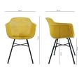 Chaise d’extérieur Kick Indy - Jaune
