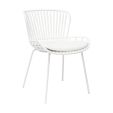 Set de 6 Chaise d’extérieur Kick Lot - Blanc