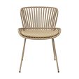 Set de 4 Chaise d’extérieur Kick Lot - Beige