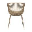 Set de 4 Chaise d’extérieur Kick Lot - Beige
