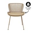 Set de 4 Chaise d’extérieur Kick Lot - Beige