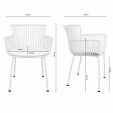 Chaise d’extérieur Kick Otis - Blanc