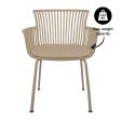 Set de 4 Chaise d’extérieur Kick Otis - Beige