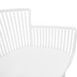 Set de 4 Chaise d’extérieur Kick Otis - Blanc