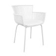 Set de 4 Chaise d’extérieur Kick Otis - Blanc