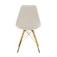 Chaise scandinave Kick Jen - Blanc