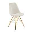 Chaise scandinave Kick Jen - Blanc