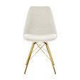 Chaise scandinave Kick Jen - Blanc