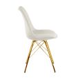 Chaise scandinave Kick Jen - Blanc
