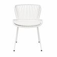 Set de 4 Chaise d’extérieur Kick Lot - Blanc
