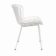 Set de 4 Chaise d’extérieur Kick Lot - Blanc