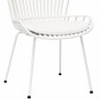 Set de 4 Chaise d’extérieur Kick Lot - Blanc