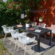 Set de 4 Chaise d’extérieur Kick Otis - Blanc