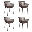 Set de Chaise d’extérieur Kick Otis - Marron