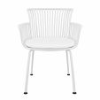 Set de 6 Chaise d’extérieur Kick Otis - Blanc