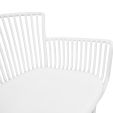 Set de 6 Chaise d’extérieur Kick Otis - Blanc