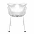 Set de 6 Chaise d’extérieur Kick Otis - Blanc