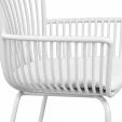 Set de 6 Chaise d’extérieur Kick Otis - Blanc