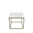 Table d’appoint Kick Marble - Blanc