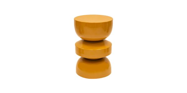 Table d'appoint Kick Esra - Jaune ocre