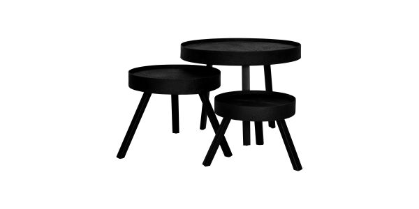Set de table basse Kick Job - Noir