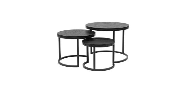 Set de table basse Kick Dana - Noir