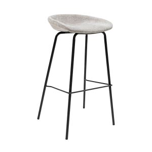 Tabouret de bar Kick Riga - 80cm - Gris