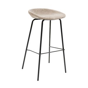 Tabouret de bar Kick Riga - 80cm - Taupe