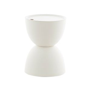 Kick table d'appoint Tess - Blanc