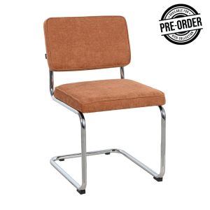 Chaise tubulaire Kick Noxx - Terre